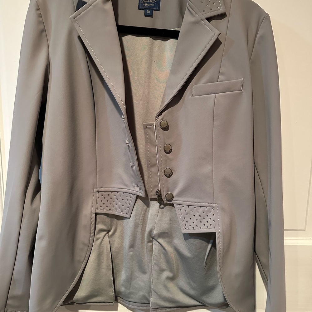 Ovation Gray dressage show coat - Picture 3 of 3